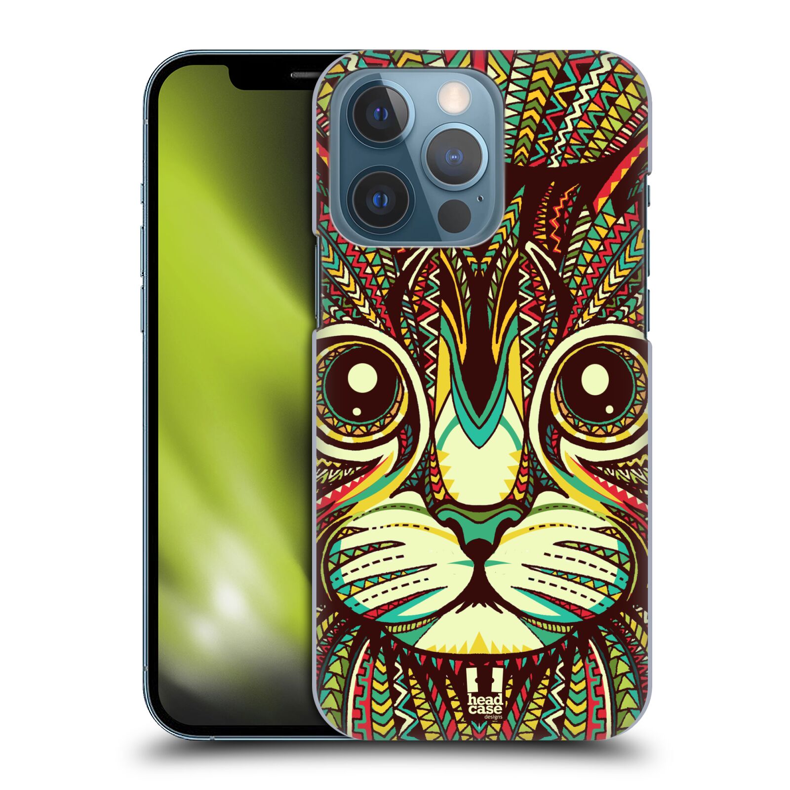 Plastové pouzdro na mobil Apple iPhone 13 Pro - Head Case - AZTEC KOČKA