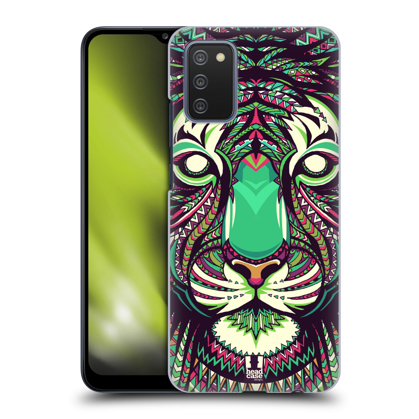 Plastové pouzdro na mobil Samsung Galaxy A02s - Head Case - AZTEC TYGR