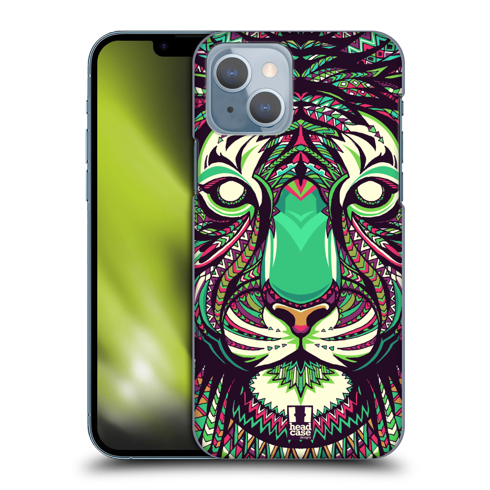 Plastové pouzdro na mobil Apple iPhone 14 - Head Case - AZTEC TYGR