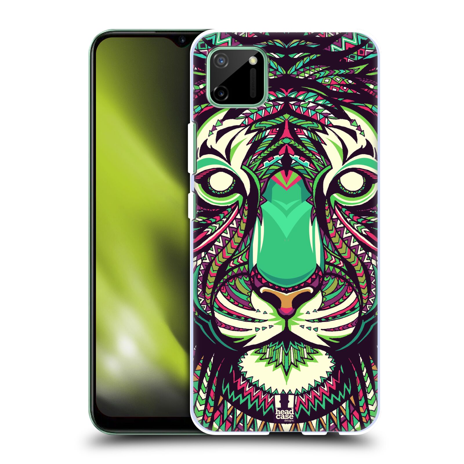 Plastové pouzdro na mobil Realme C11 - Head Case - AZTEC TYGR