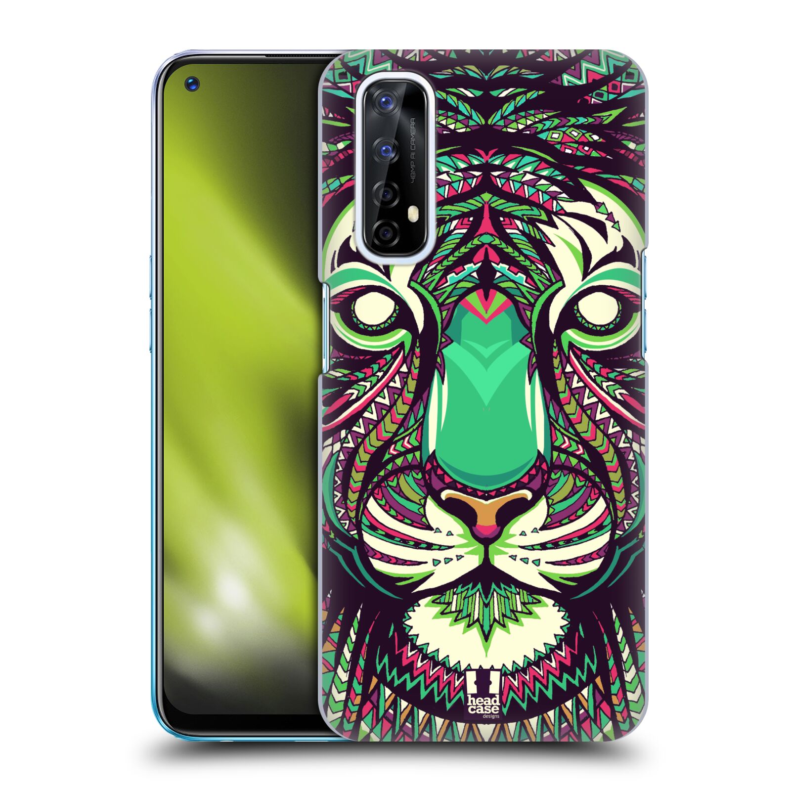 Plastové pouzdro na mobil Realme 7 - Head Case - AZTEC TYGR