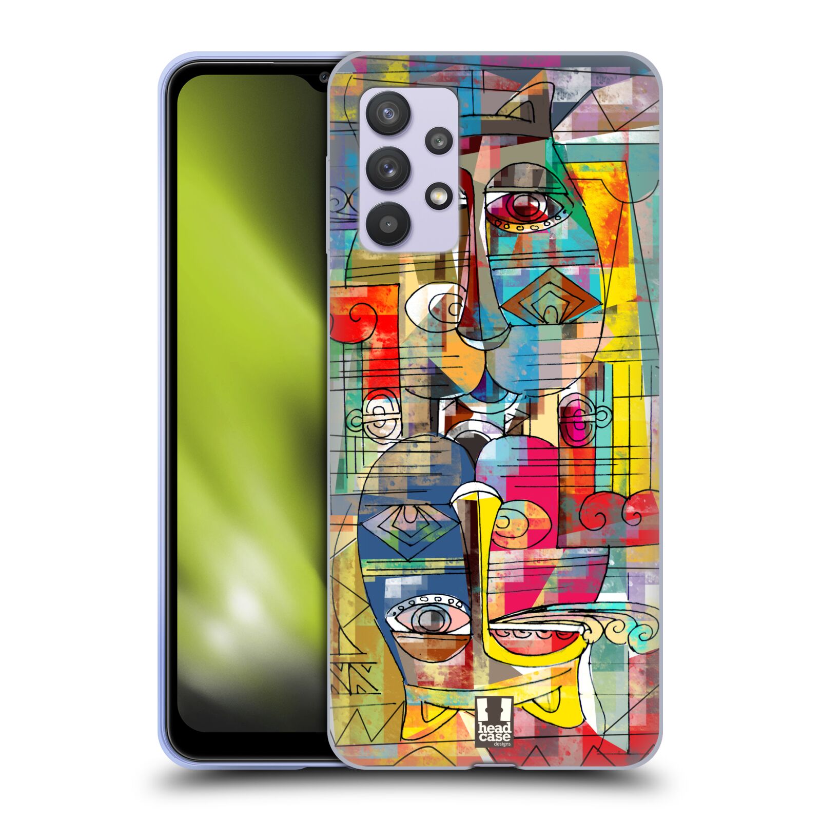 Silikonové pouzdro na mobil Samsung Galaxy A32 5G - Head Case - AZTEC MANX - výprodej