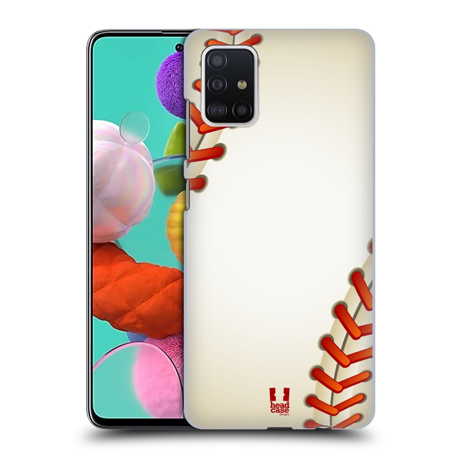Plastové pouzdro na mobil Samsung Galaxy A51 - Head Case - Baseballový míček