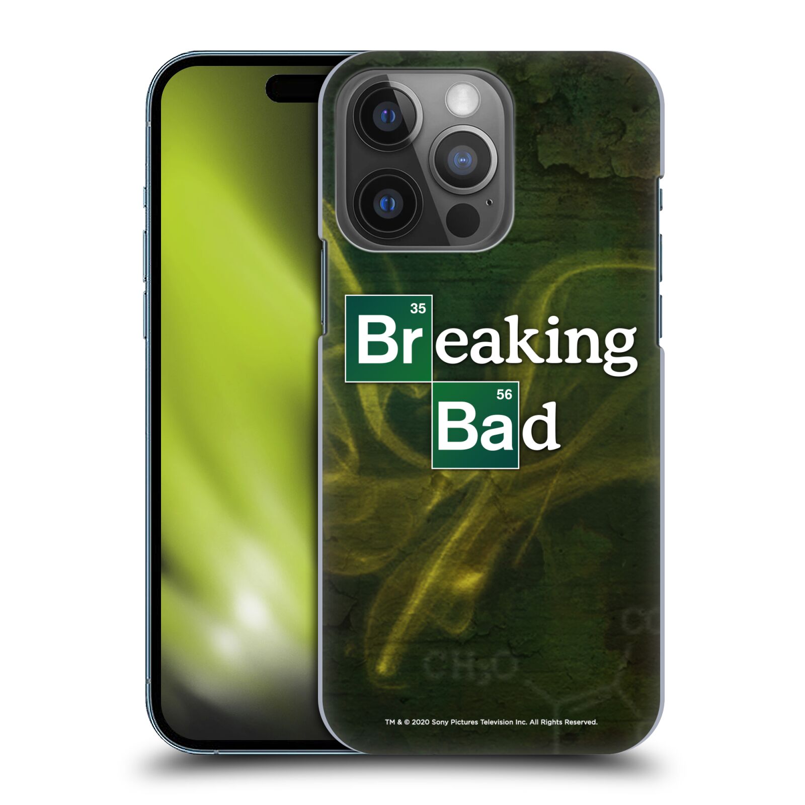 Plastové pouzdro na mobil Apple iPhone 14 Pro - Breaking Bad - Perníkový táta - Logo