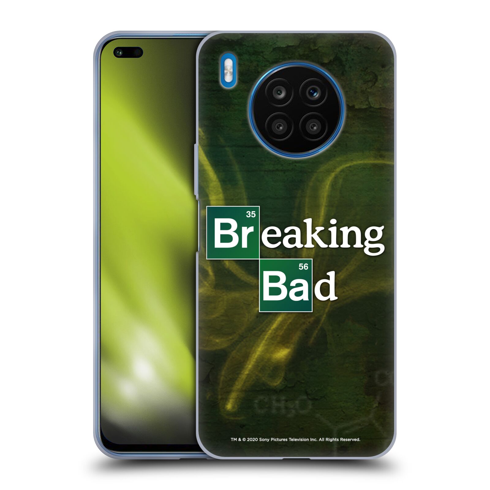 Silikonové pouzdro na mobil Huawei Nova 8i / Honor 50 Lite - Breaking Bad - Perníkový táta - Logo