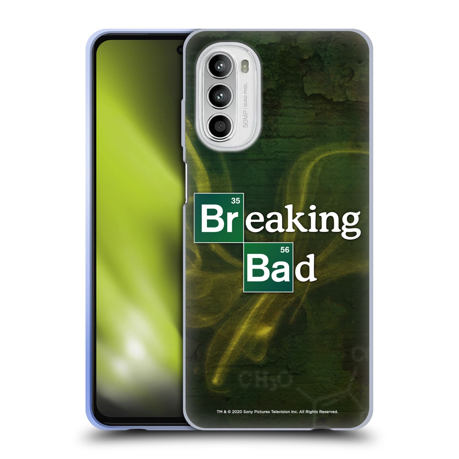 Silikonové pouzdro na mobil Motorola Moto G52 - Breaking Bad - Perníkový táta - Logo