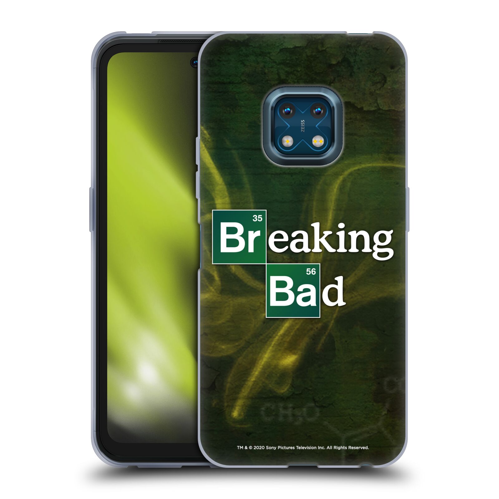 Silikonové pouzdro na mobil Nokia XR20 - Breaking Bad - Perníkový táta - Logo