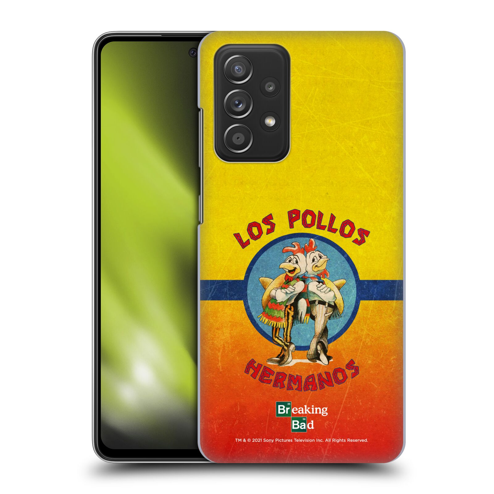 Plastové pouzdro na mobil Samsung Galaxy A52 / A52 5G / A52s 5G - Breaking Bad - Perníkový táta - Los Pollos Hermanos