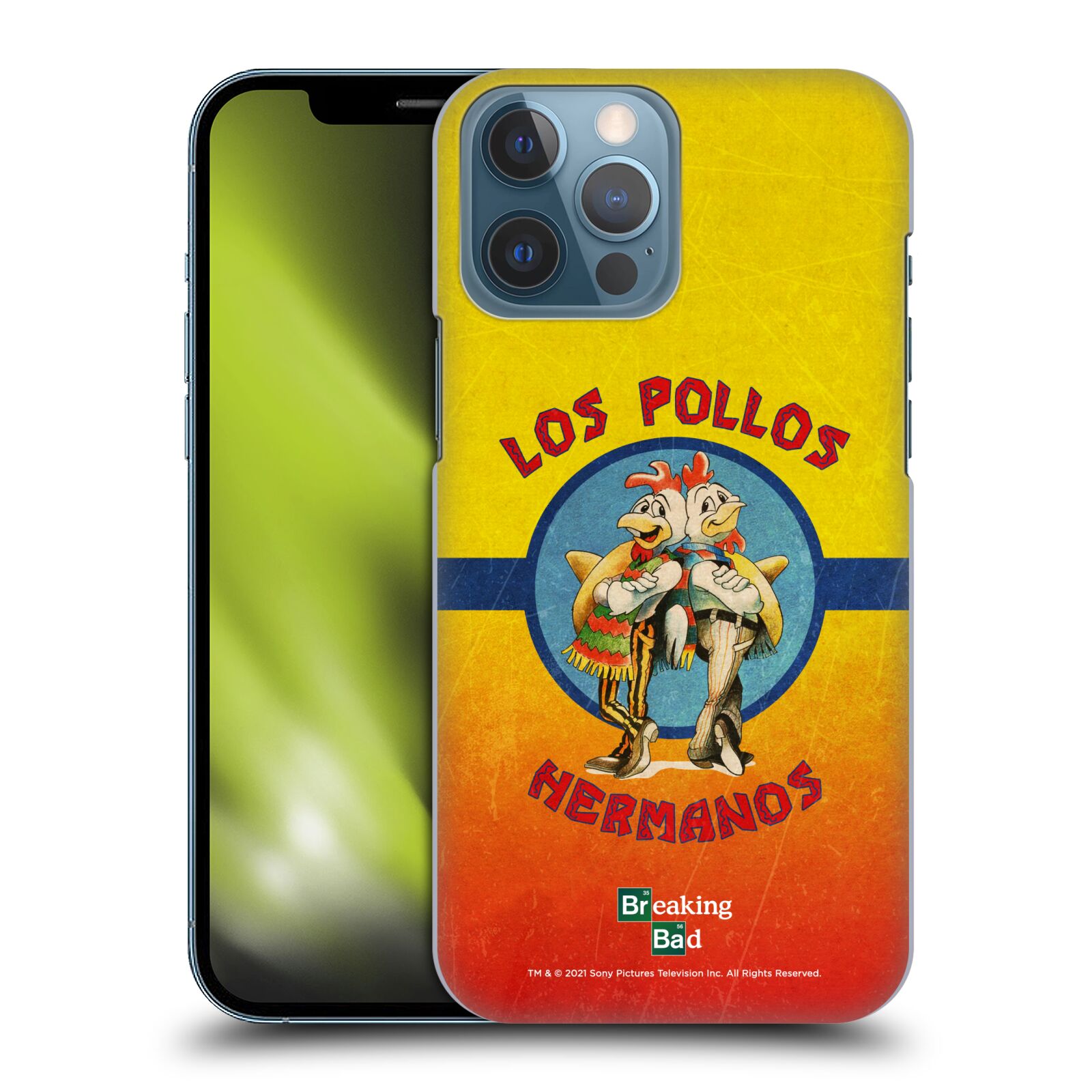 Plastové pouzdro na mobil Apple iPhone 13 Pro Max - Breaking Bad - Perníkový táta - Los Pollos Hermanos