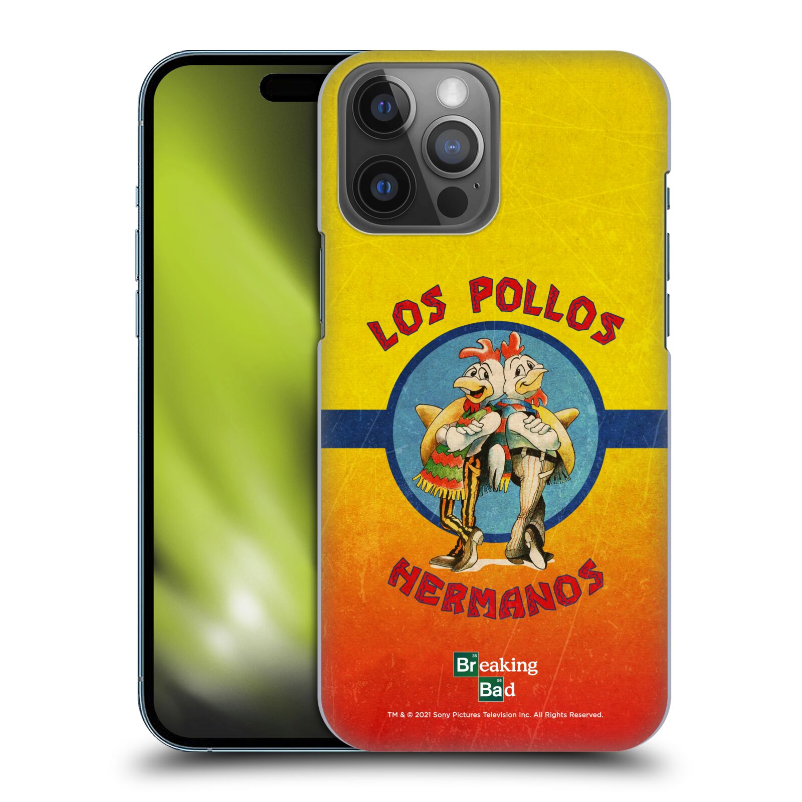 Plastové pouzdro na mobil Apple iPhone 14 Pro Max - Breaking Bad - Perníkový táta - Los Pollos Hermanos