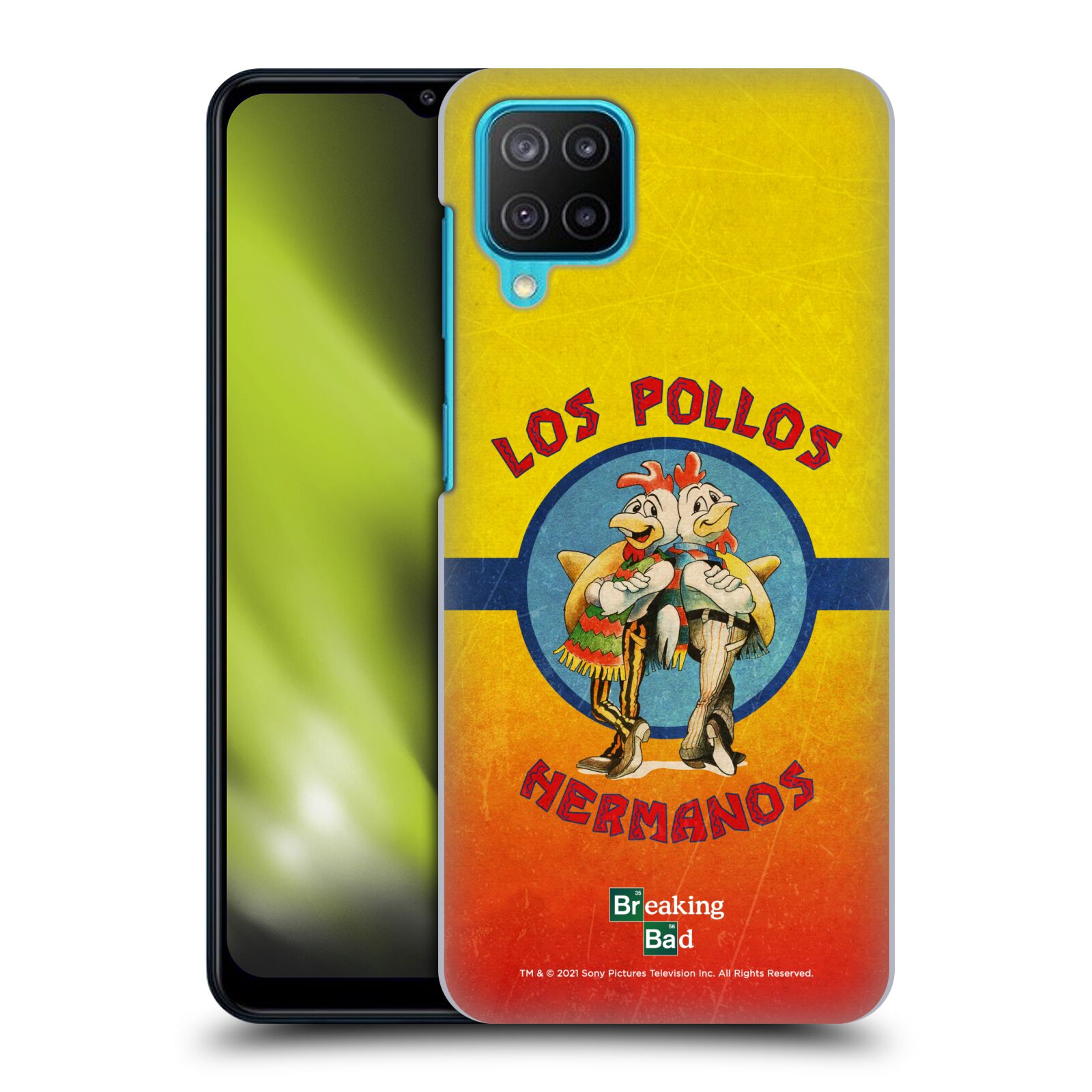 Plastové pouzdro na mobil Samsung Galaxy M12 - Breaking Bad - Perníkový táta - Los Pollos Hermanos