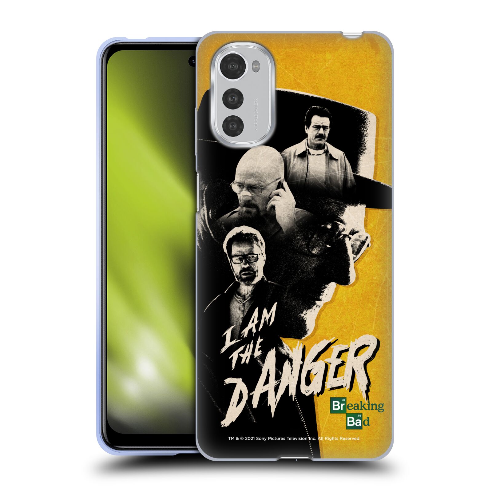 Silikonové pouzdro na mobil Motorola Moto E32 / E32s - Breaking Bad - Perníkový táta - I Am The Danger