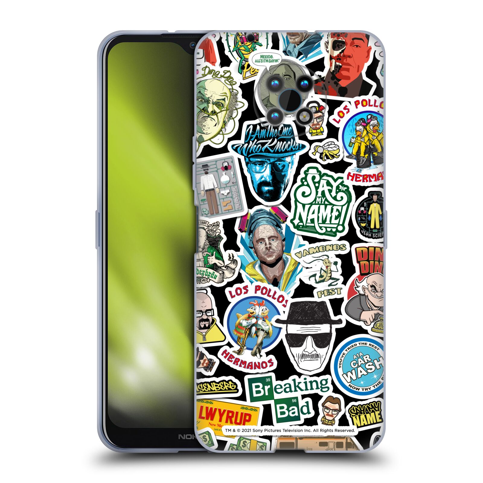 Silikonové pouzdro na mobil Nokia G50 5G - Breaking Bad - Perníkový táta - Stickers Pattern