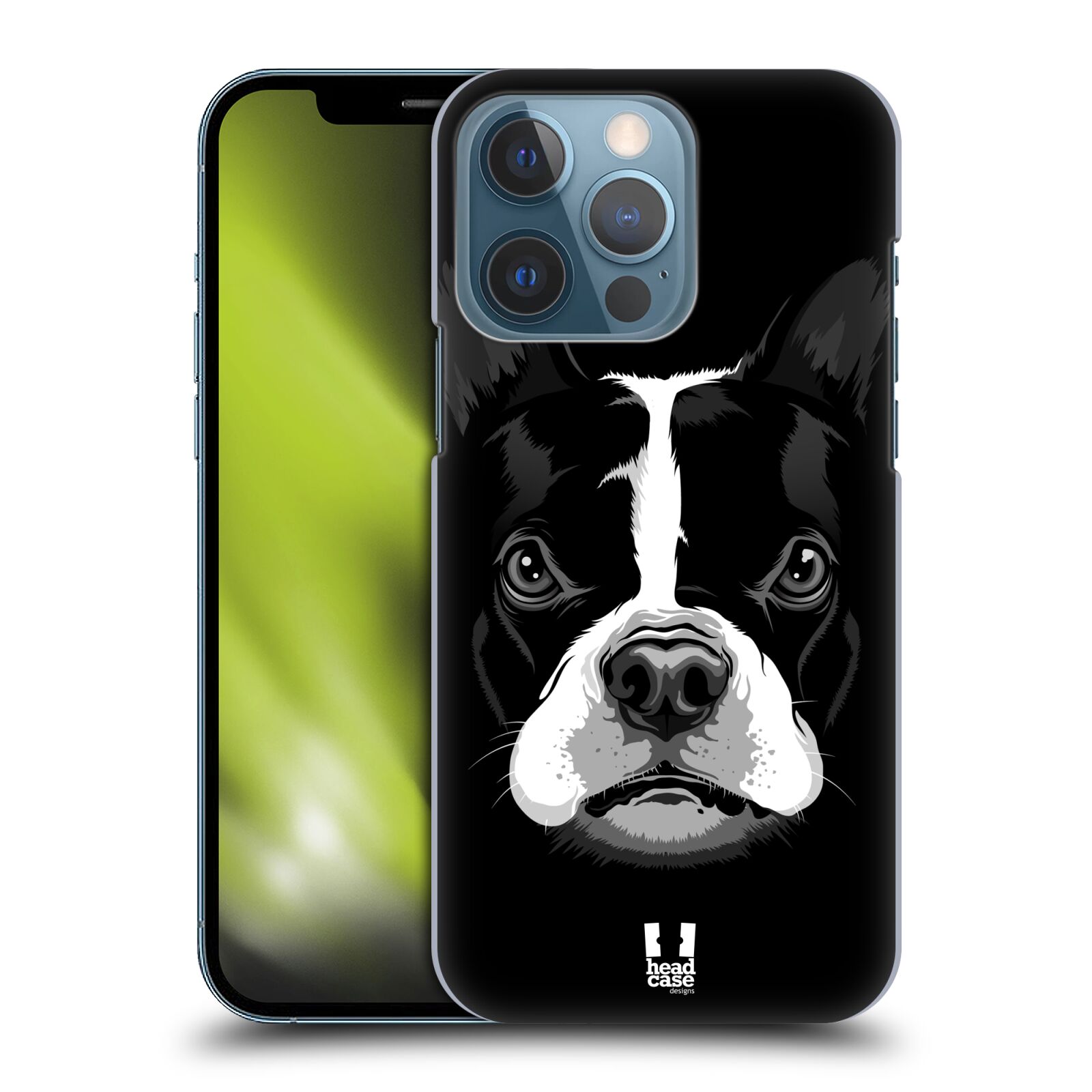 Plastové pouzdro na mobil Apple iPhone 13 Pro - Head Case - ILUSTROVANÝ BULDOČEK