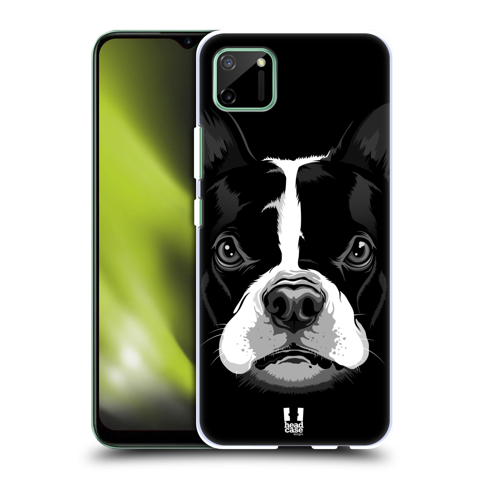 Plastové pouzdro na mobil Realme C11 - Head Case - ILUSTROVANÝ BULDOČEK