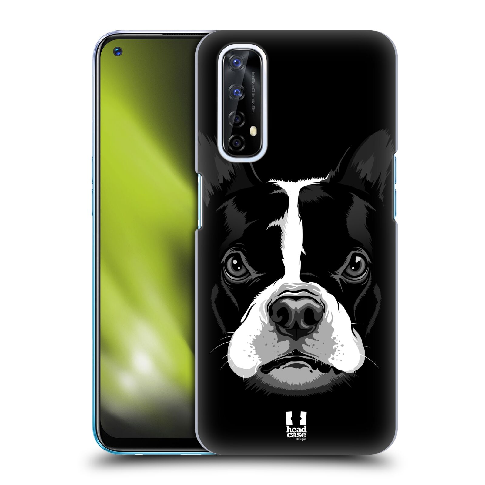 Plastové pouzdro na mobil Realme 7 - Head Case - ILUSTROVANÝ BULDOČEK