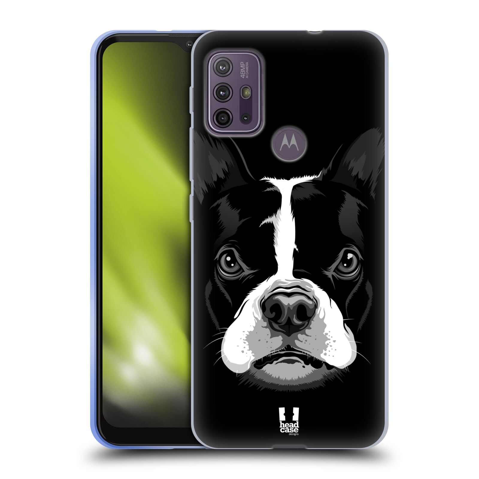 Silikonové pouzdro na mobil Motorola Moto G10 / G30 - Head Case - ILUSTROVANÝ BULDOČEK