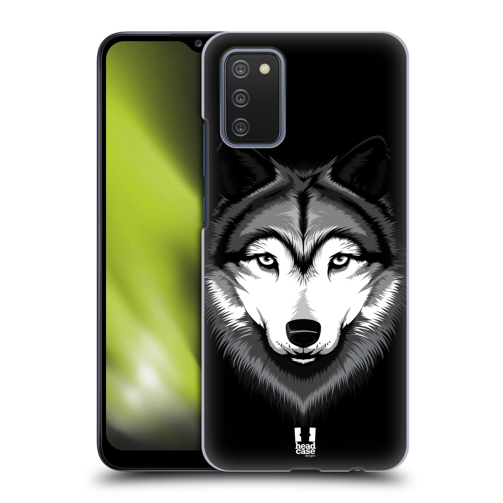 Plastové pouzdro na mobil Samsung Galaxy A02s - Head Case - ILUSTROVANÝ VLK