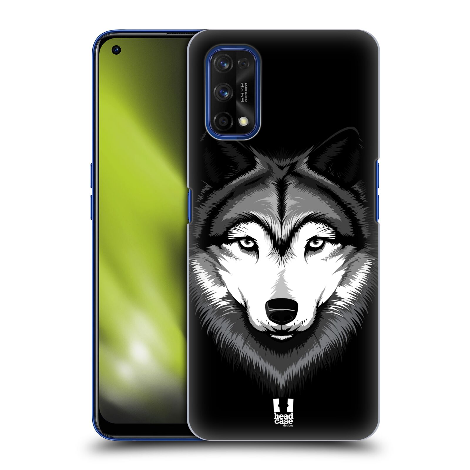 Plastové pouzdro na mobil Realme 7 Pro - Head Case - ILUSTROVANÝ VLK