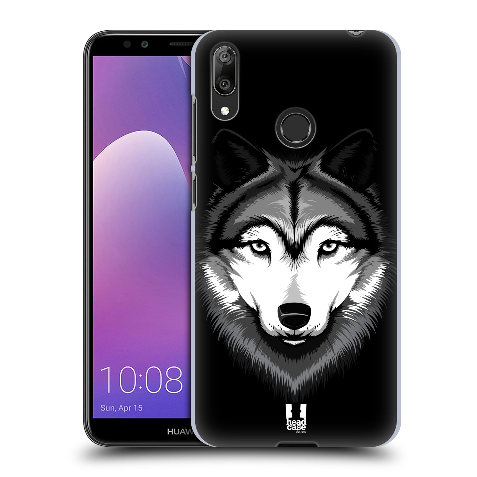 Plastové pouzdro na mobil Huawei Y7 (2019) - Head Case - ILUSTROVANÝ VLK