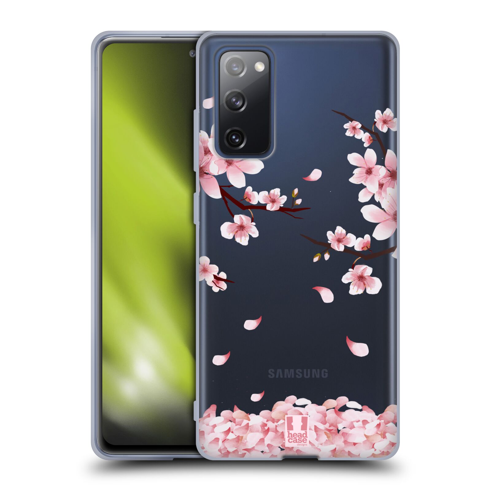 Silikonové pouzdro na mobil Samsung Galaxy S20 FE - Head Case - Květy a větvičky (Silikonový kryt, obal, pouzdro na mobilní telefon Samsung Galaxy S20 FE s motivem Květy a větvičky)