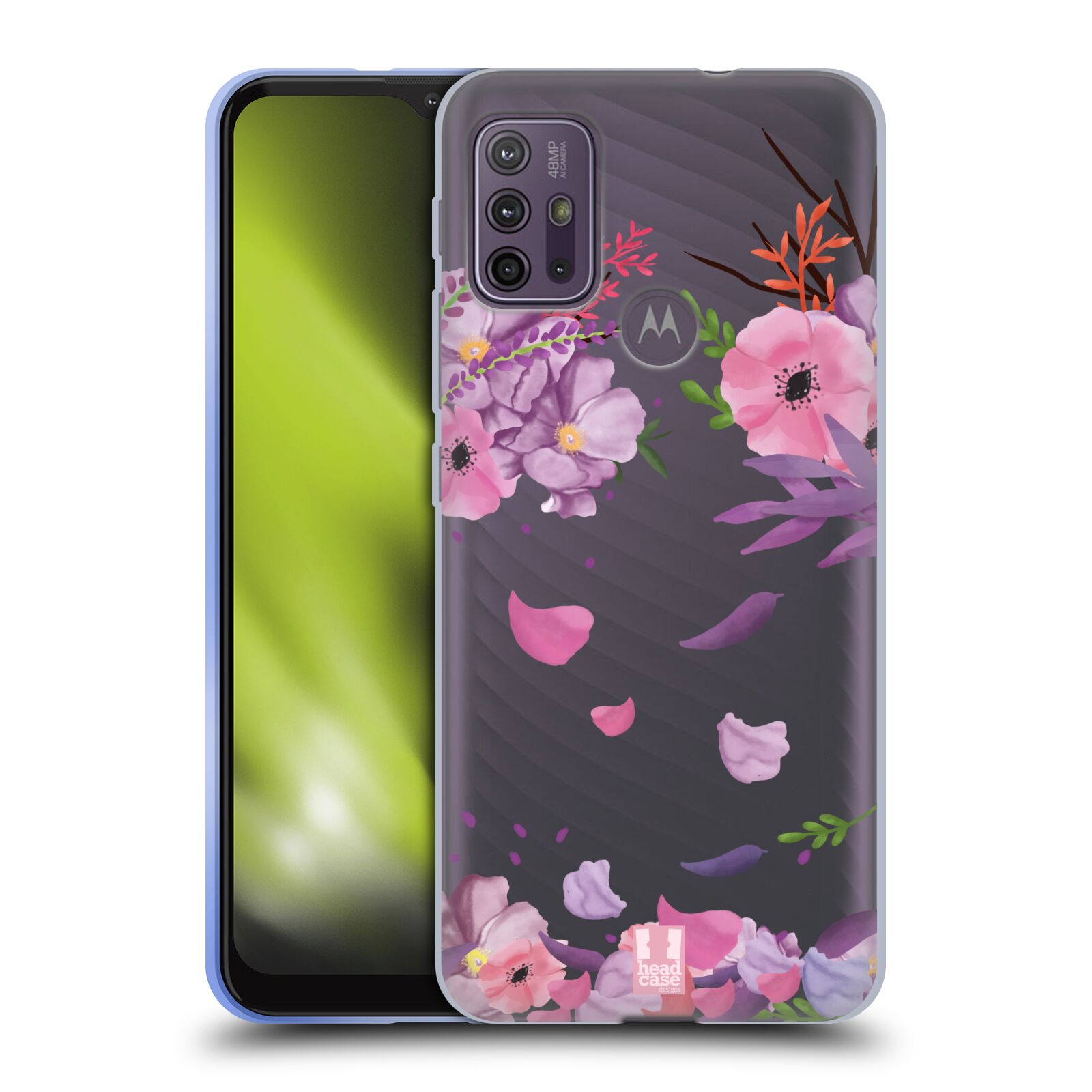Silikonové pouzdro na mobil Motorola Moto G10 / G30 - Head Case - Okvětní lístky