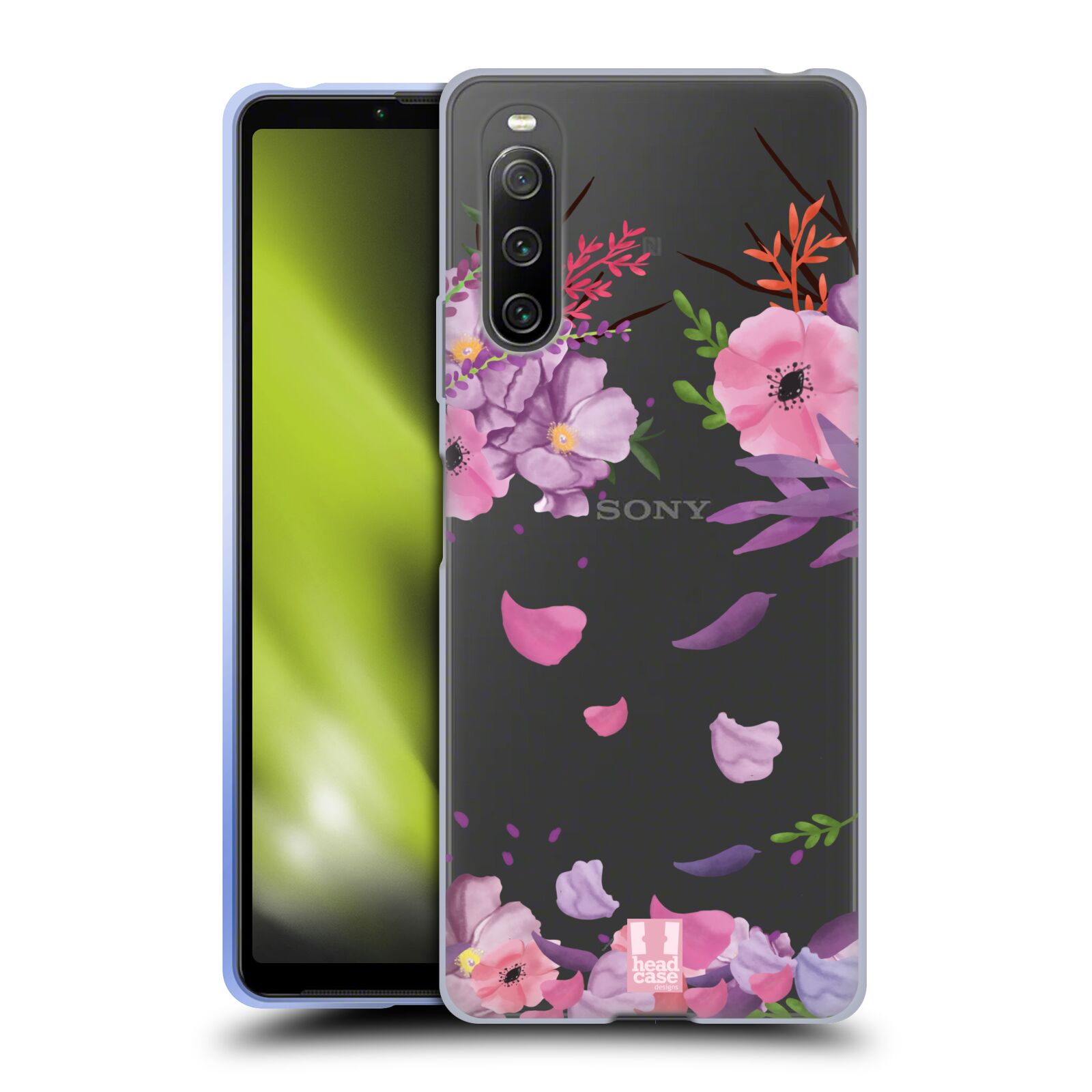 Silikonové pouzdro na mobil Sony Xperia 10 IV - Head Case - Okvětní lístky