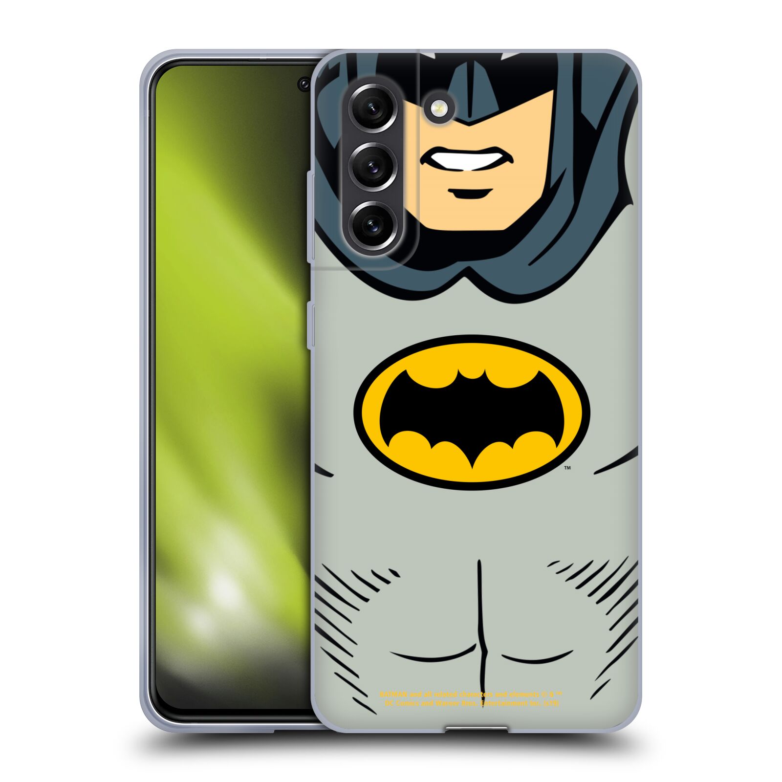 Silikonové pouzdro na mobil Samsung Galaxy S21 FE 5G - Batman (Silikonový kryt, obal, pouzdro na mobilní telefon Samsung Galaxy S21 FE 5G s licencovaným motivem Batman)