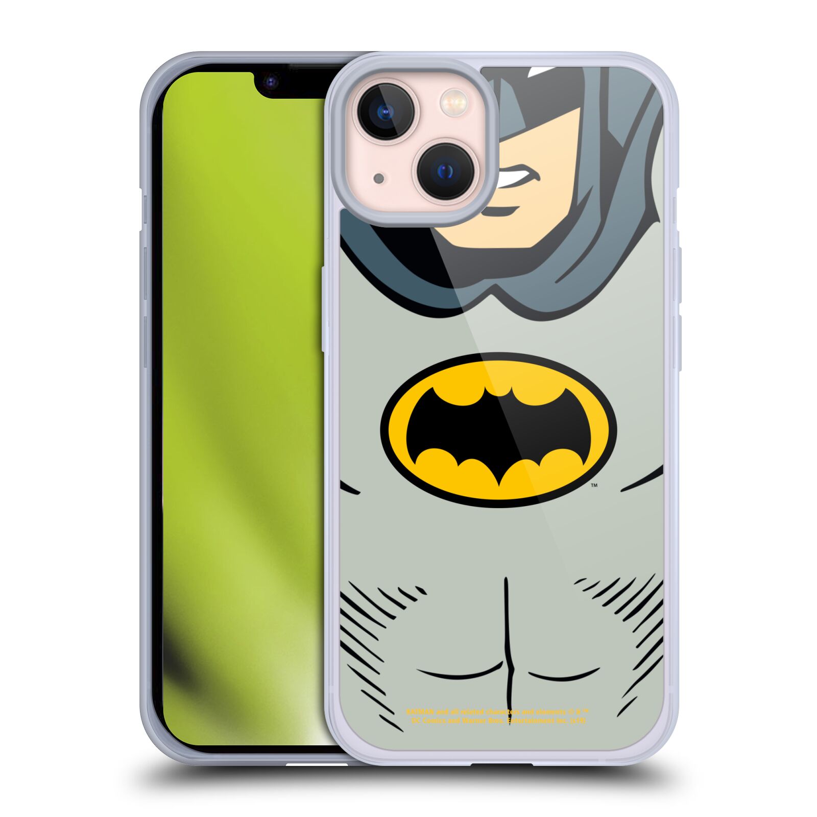 Silikonové pouzdro na mobil Apple iPhone 13 - Batman (Silikonový kryt, obal, pouzdro na mobilní telefon Apple iPhone 13 s licencovaným motivem Batman)