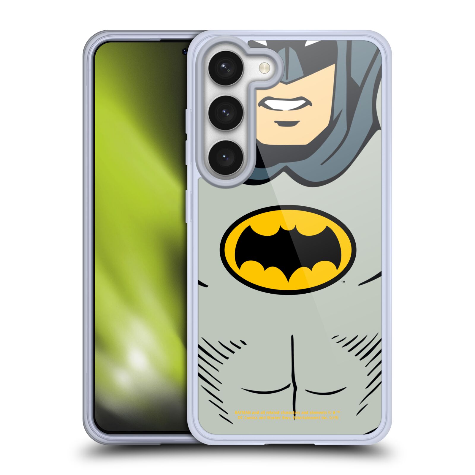 Silikonové pouzdro na mobil Samsung Galaxy S23 - Batman (Silikonový kryt, obal, pouzdro na mobilní telefon Samsung Galaxy S23 s licencovaným motivem Batman)
