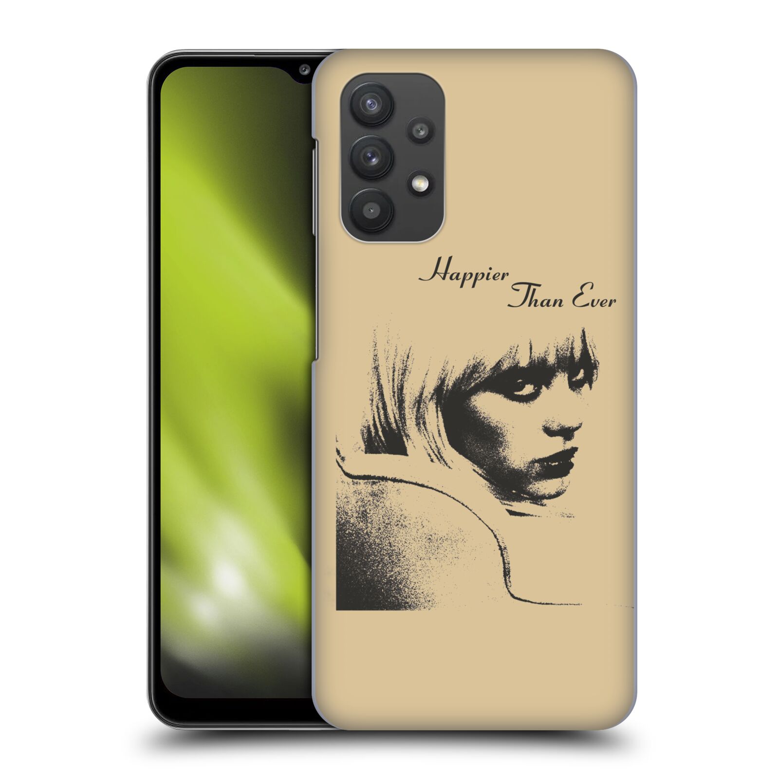 Plastové pouzdro na mobil Samsung Galaxy A32 5G - Billie Eilish - Happier Than Ever