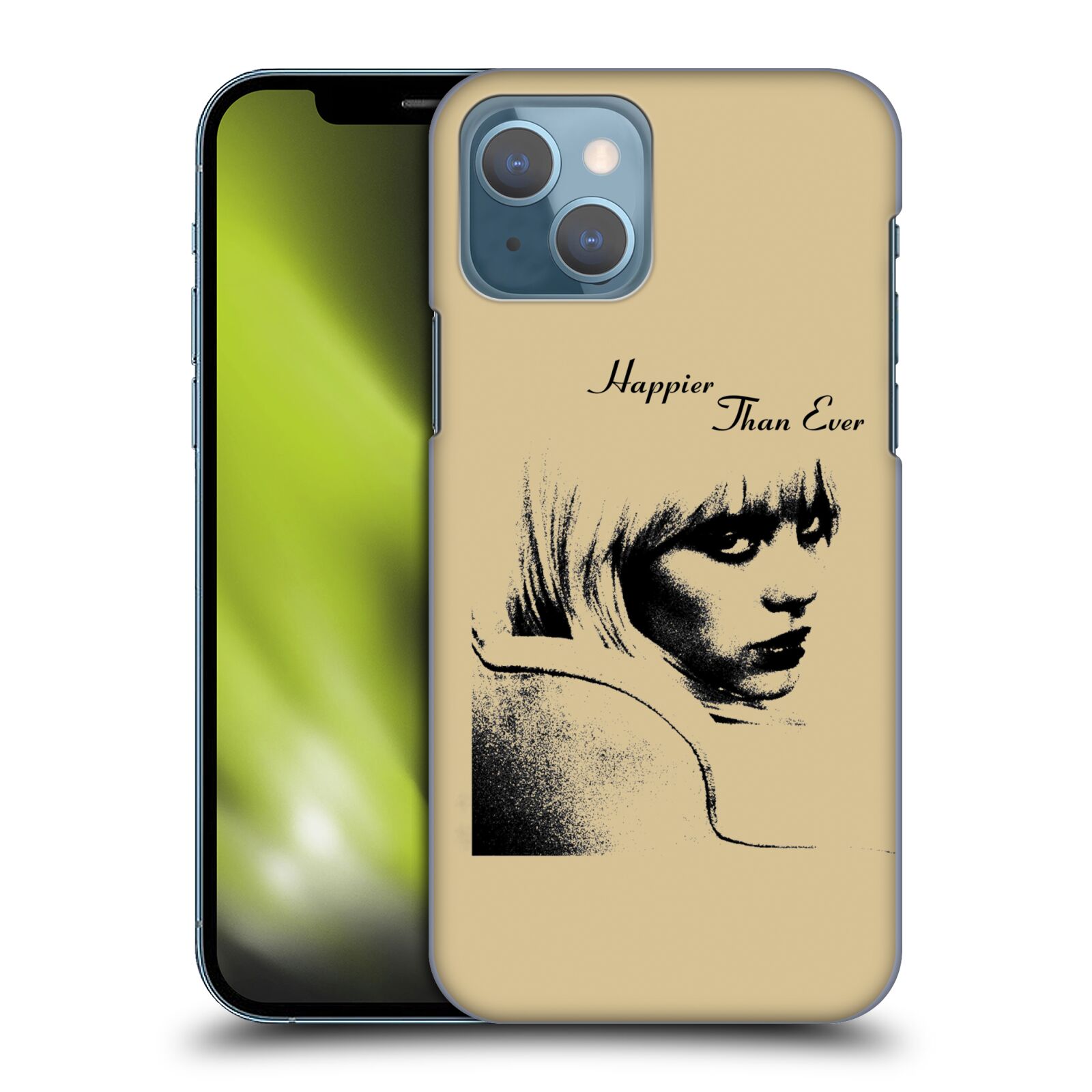 Plastové pouzdro na mobil Apple iPhone 13 - Billie Eilish - Happier Than Ever