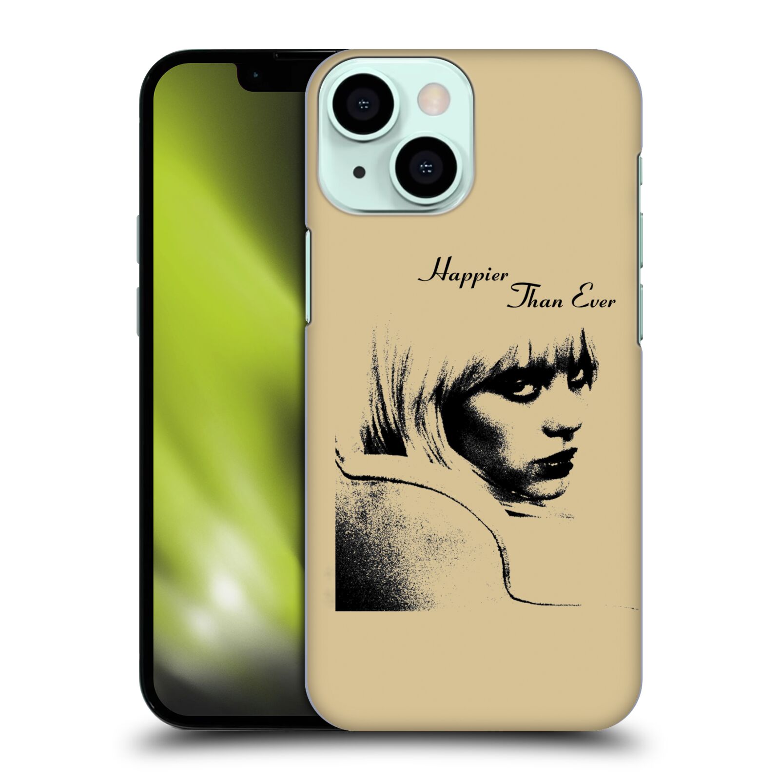 Plastové pouzdro na mobil Apple iPhone 13 Mini - Billie Eilish - Happier Than Ever