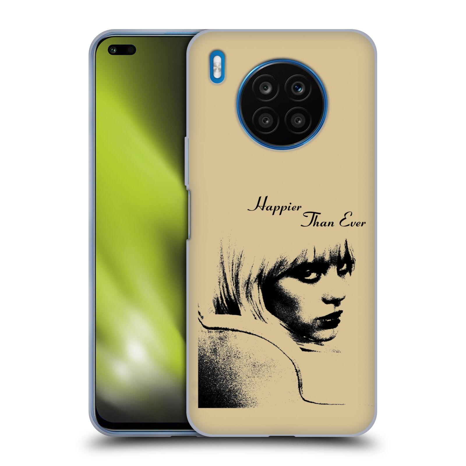 Silikonové pouzdro na mobil Huawei Nova 8i / Honor 50 Lite - Billie Eilish - Happier Than Ever