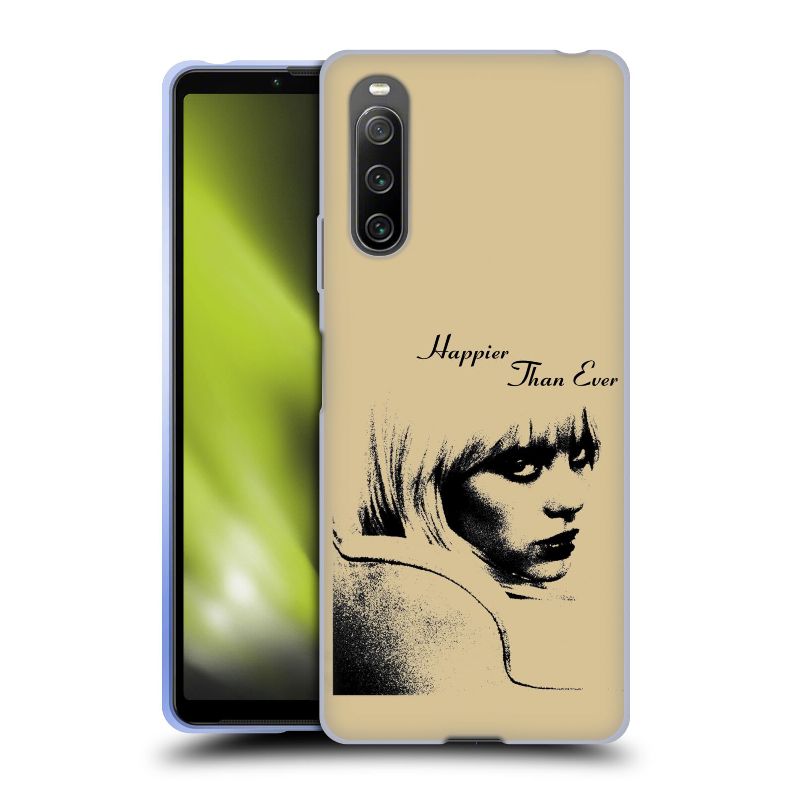 Silikonové pouzdro na mobil Sony Xperia 10 IV - Billie Eilish - Happier Than Ever