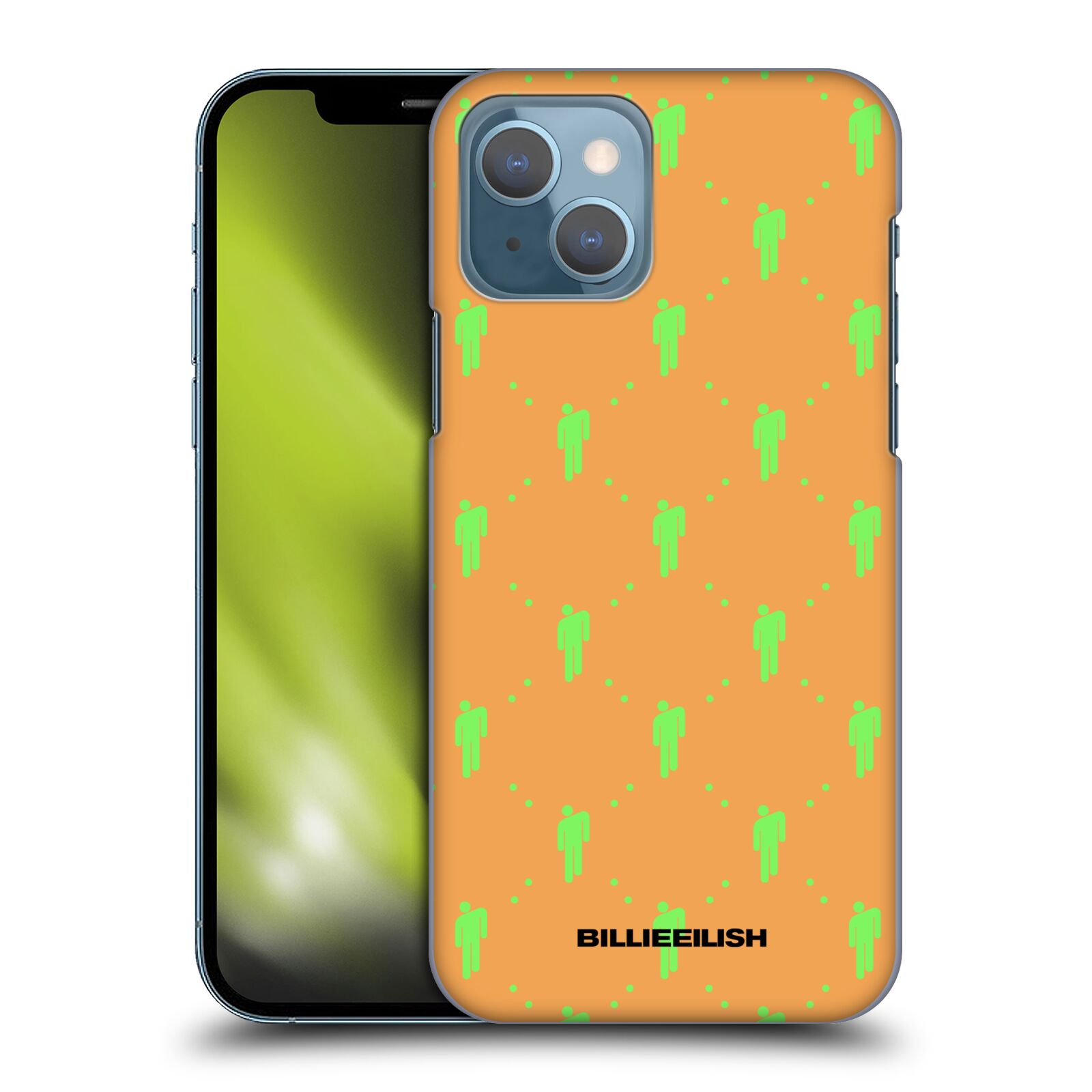 Plastové pouzdro na mobil Apple iPhone 13 - Billie Eilish - Blohsh Pattern