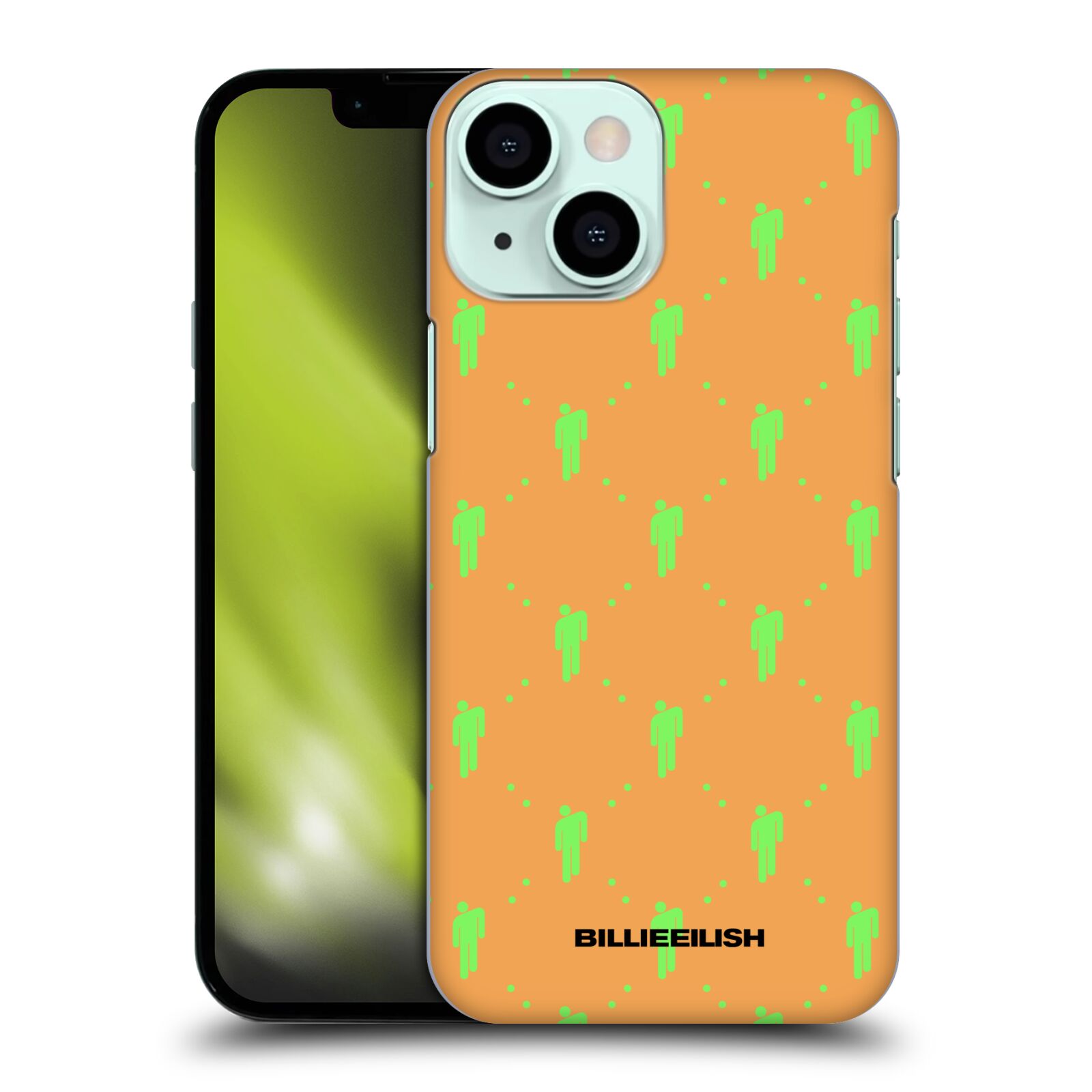 Plastové pouzdro na mobil Apple iPhone 13 Mini - Billie Eilish - Blohsh Pattern