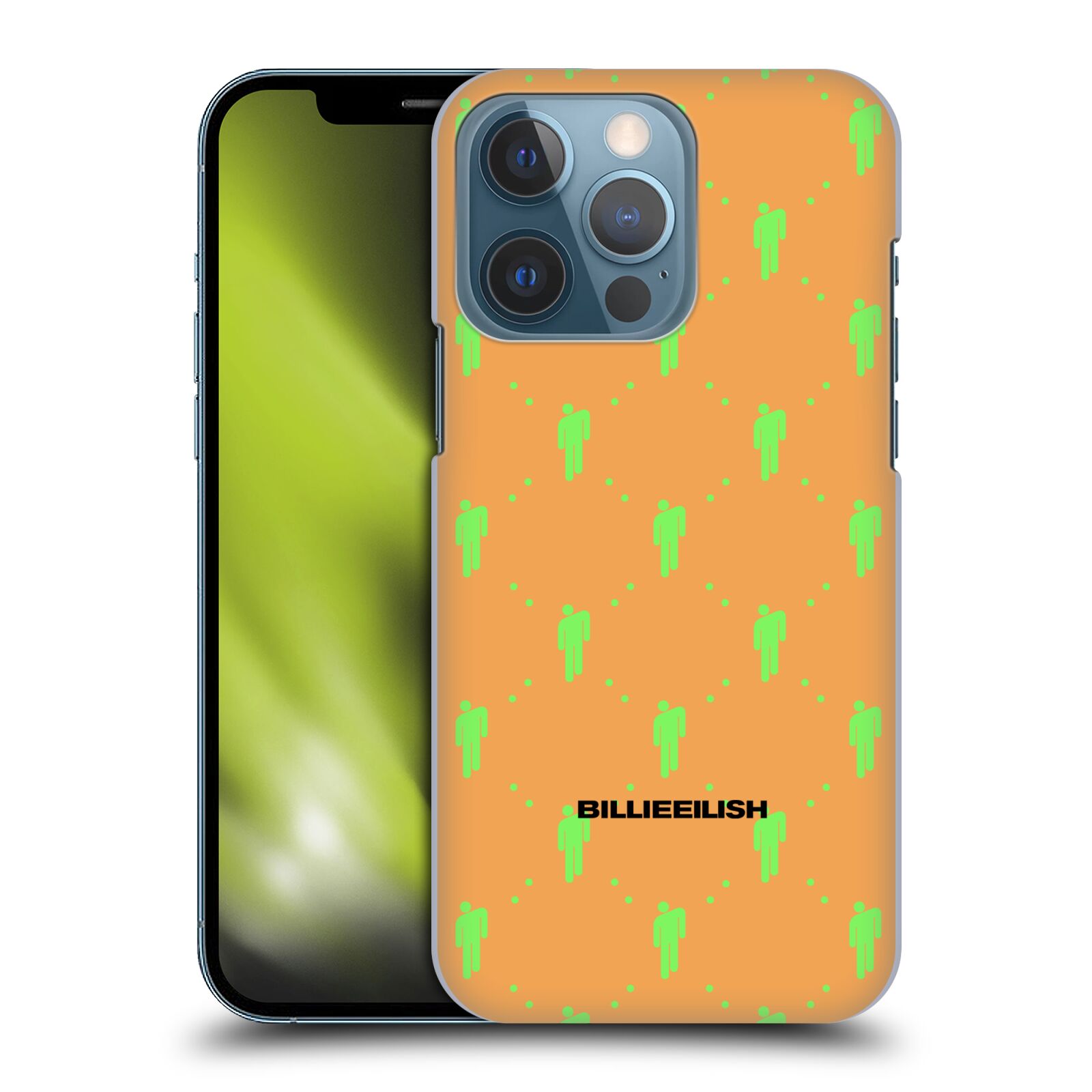 Plastové pouzdro na mobil Apple iPhone 13 Pro - Billie Eilish - Blohsh Pattern