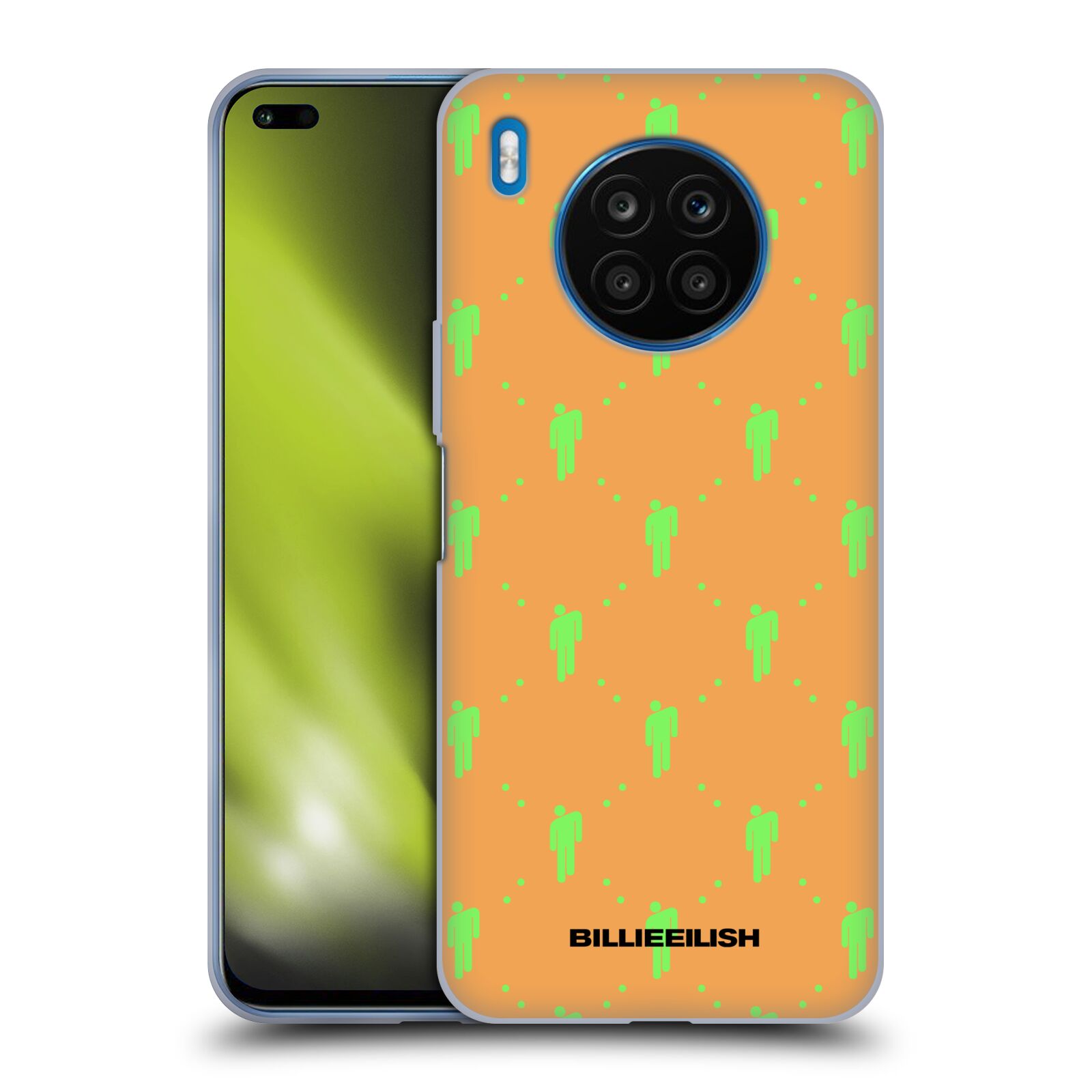 Silikonové pouzdro na mobil Huawei Nova 8i / Honor 50 Lite - Billie Eilish - Blohsh Pattern