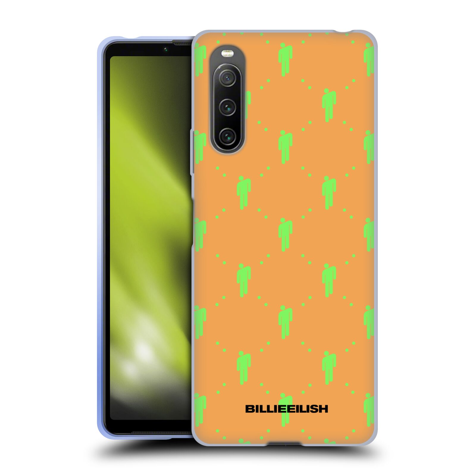 Silikonové pouzdro na mobil Sony Xperia 10 IV - Billie Eilish - Blohsh Pattern