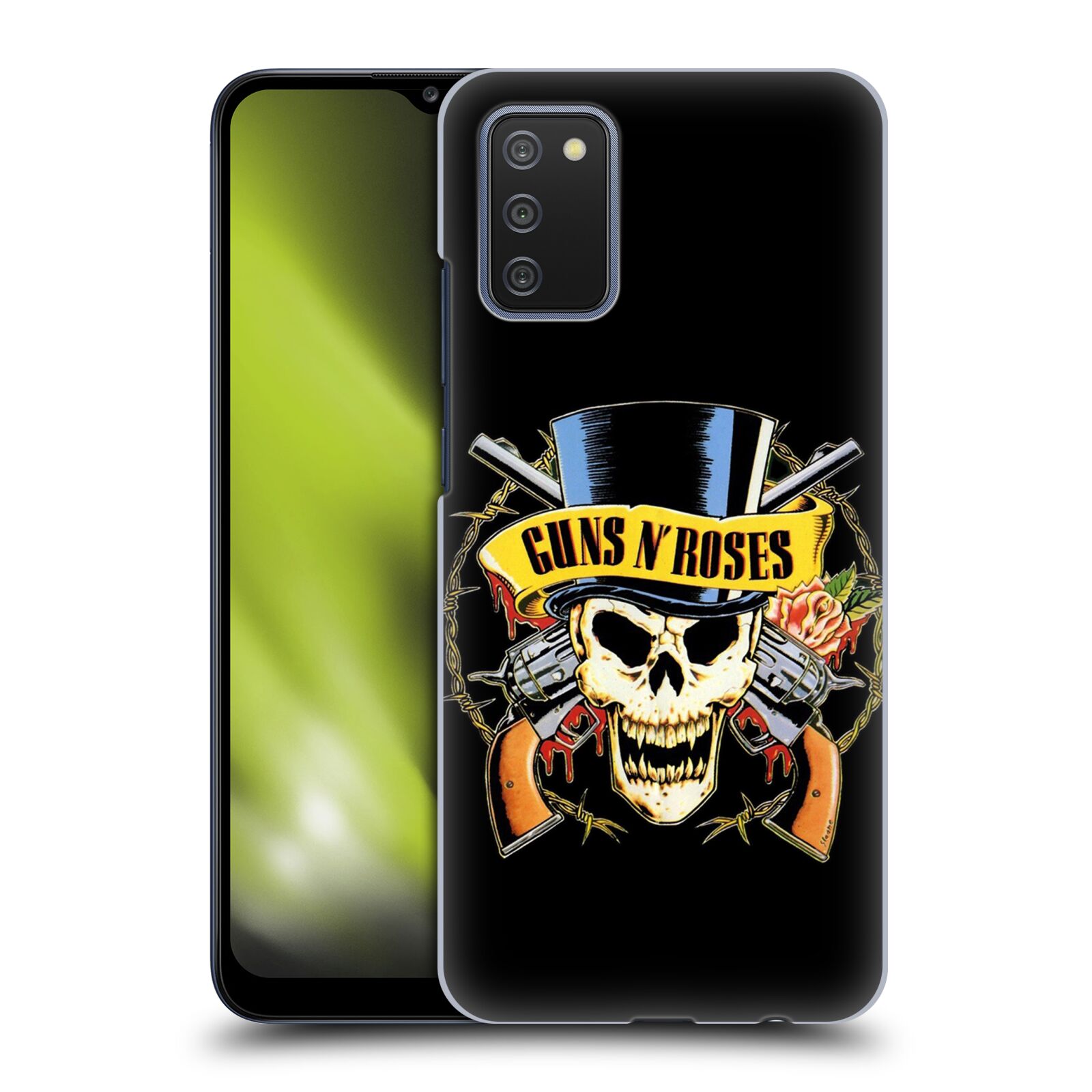 Plastové pouzdro na mobil Samsung Galaxy A02s - Head Case - Guns N' Roses - Lebka