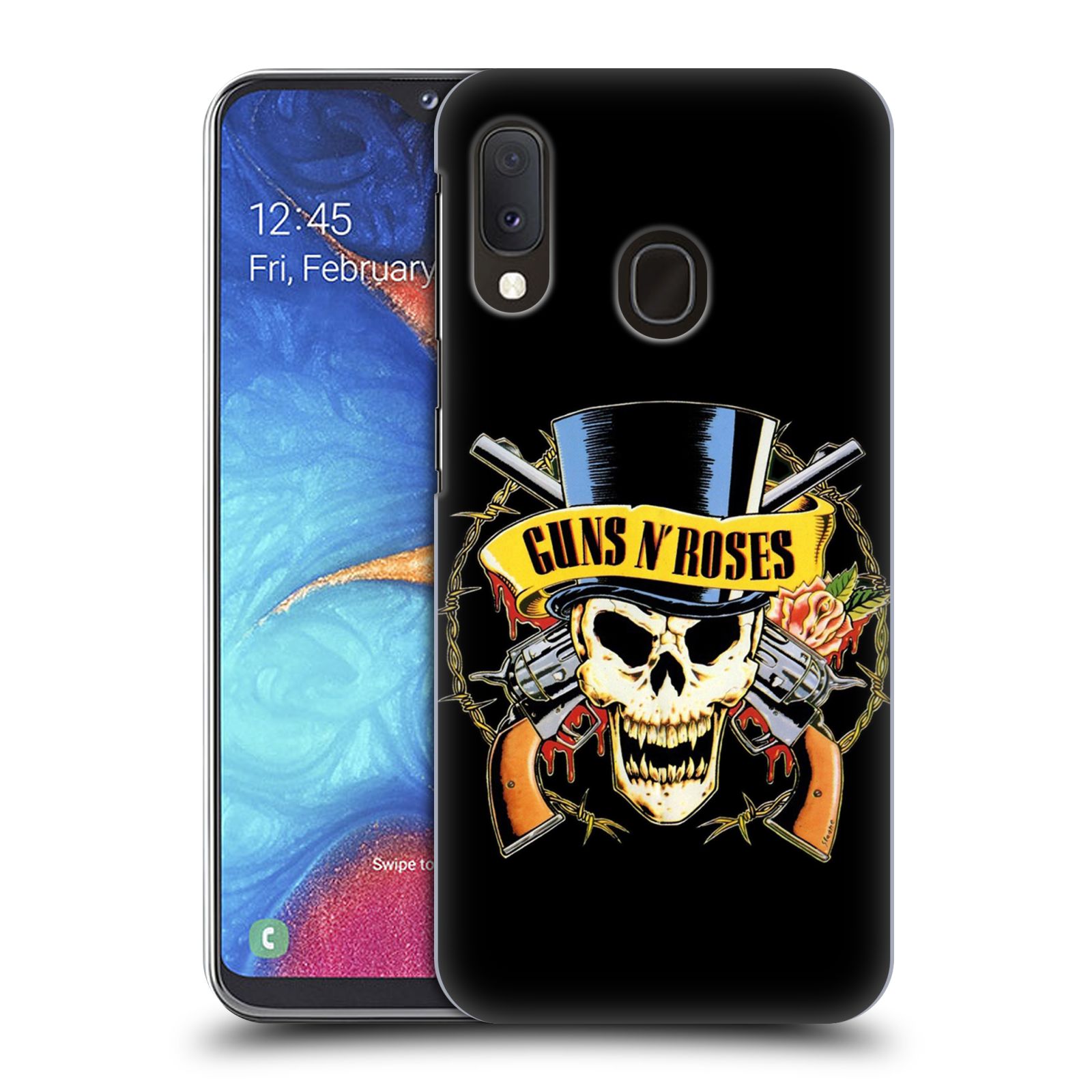 Plastové pouzdro na mobil Samsung Galaxy A20e - Head Case - Guns N' Roses - Lebka