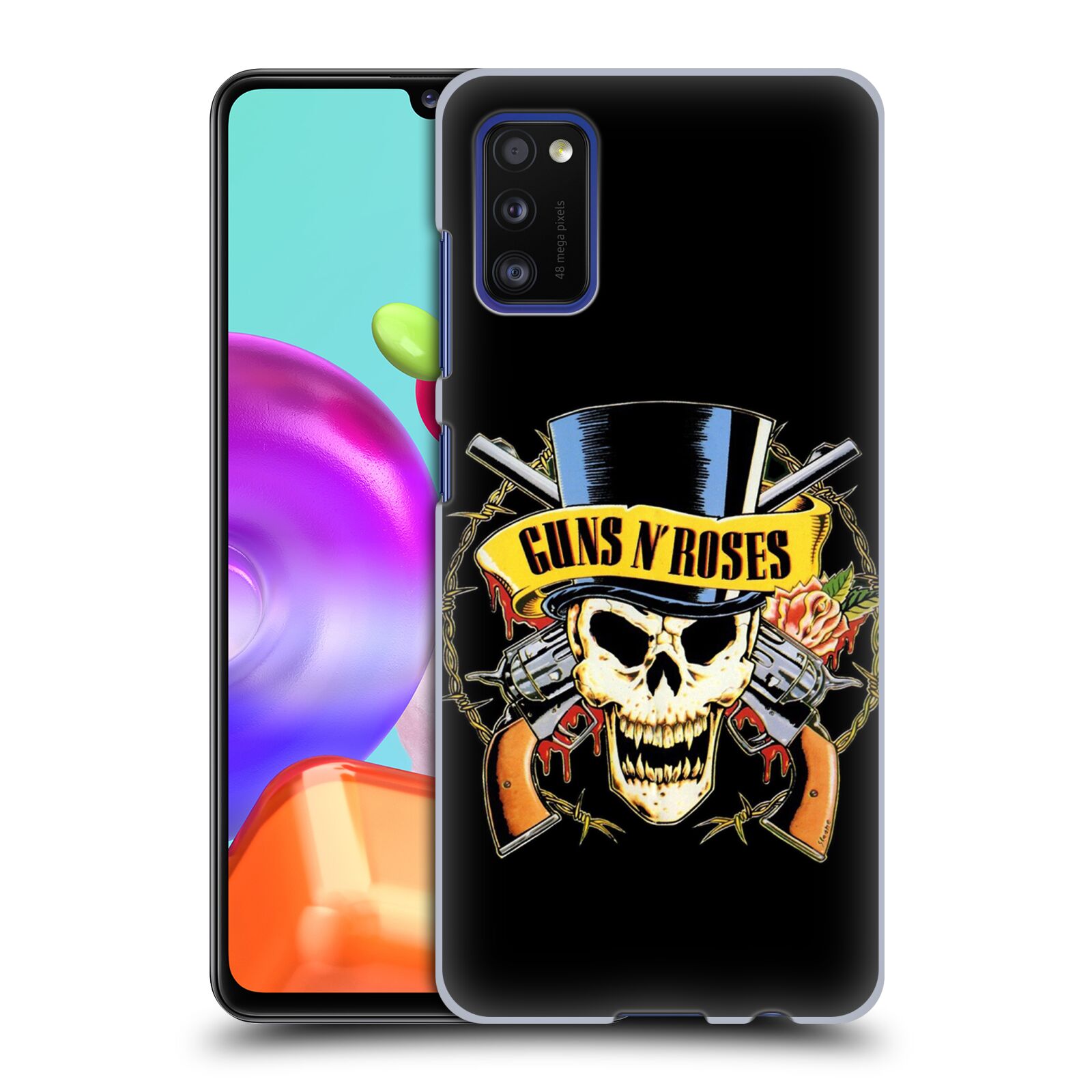 Plastové pouzdro na mobil Samsung Galaxy A41 - Head Case - Guns N' Roses - Lebka