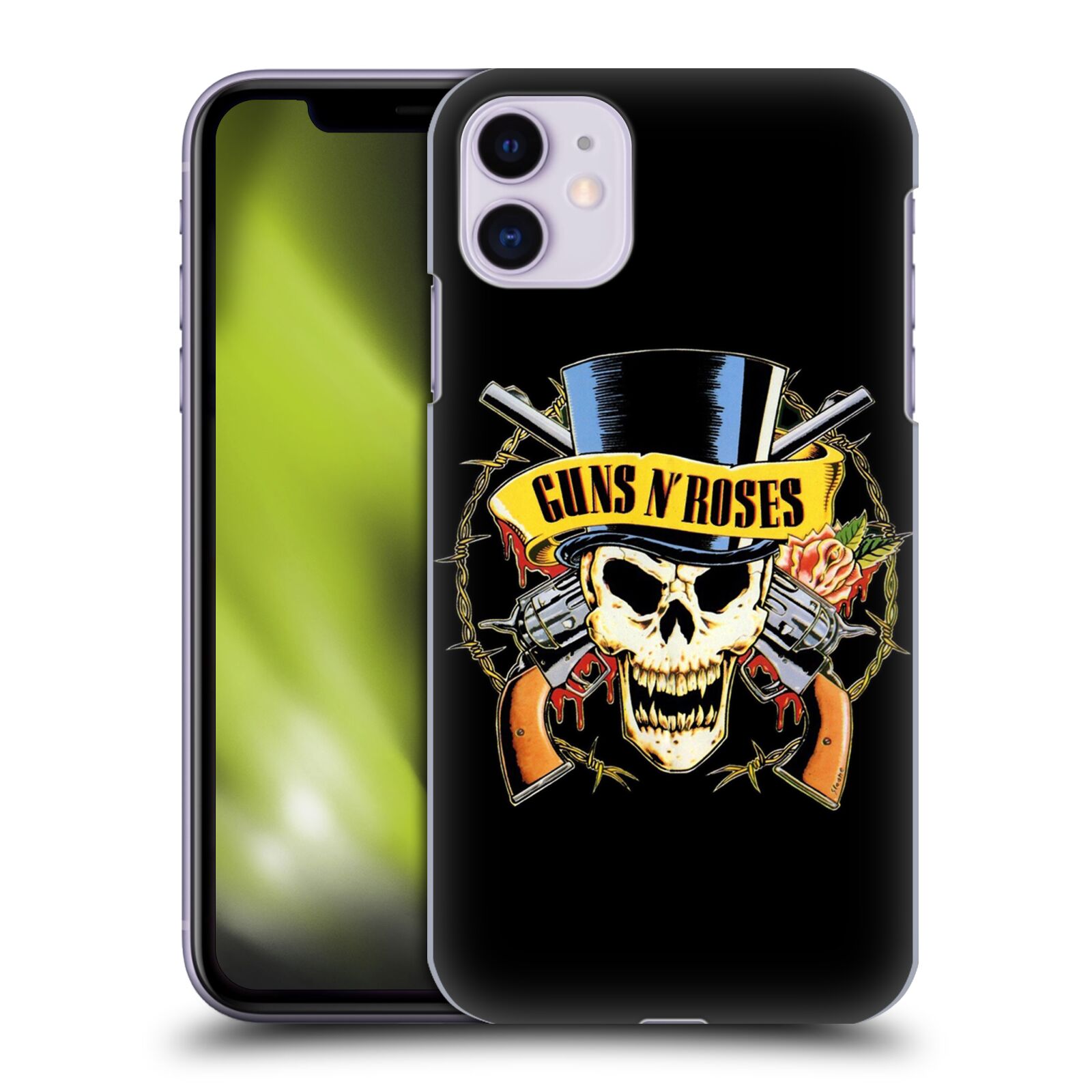 Plastové pouzdro na mobil Apple iPhone 11 - Head Case - Guns N' Roses - Lebka