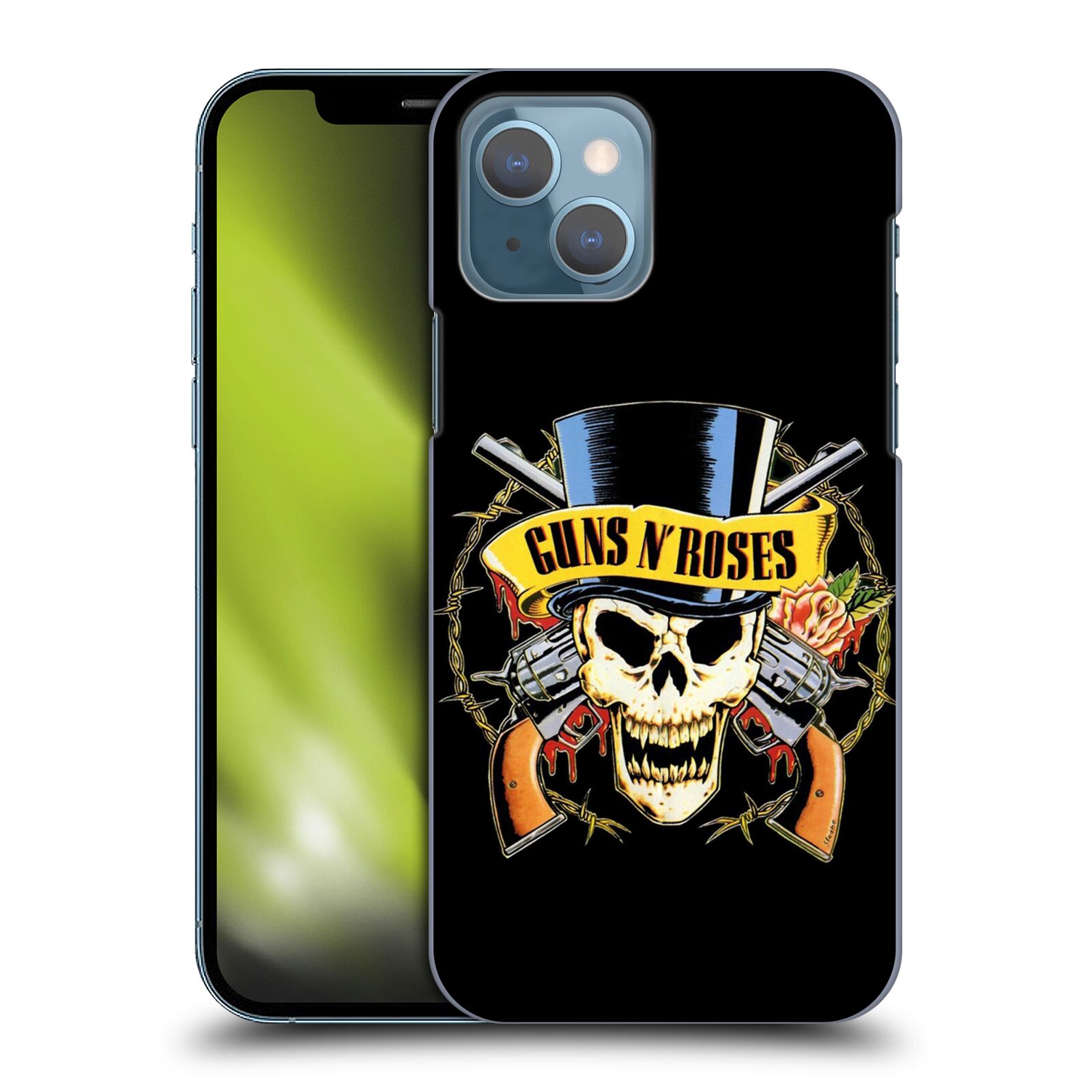 Plastové pouzdro na mobil Apple iPhone 13 - Head Case - Guns N' Roses - Lebka