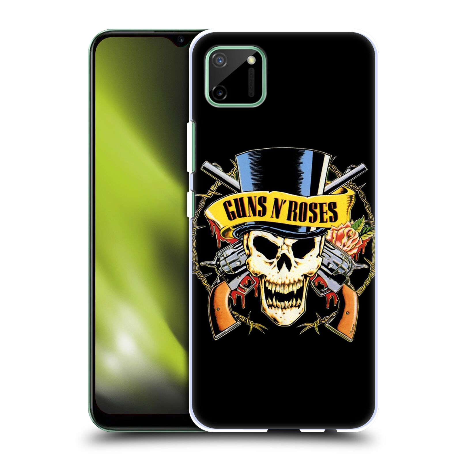 Plastové pouzdro na mobil Realme C11 - Head Case - Guns N' Roses - Lebka
