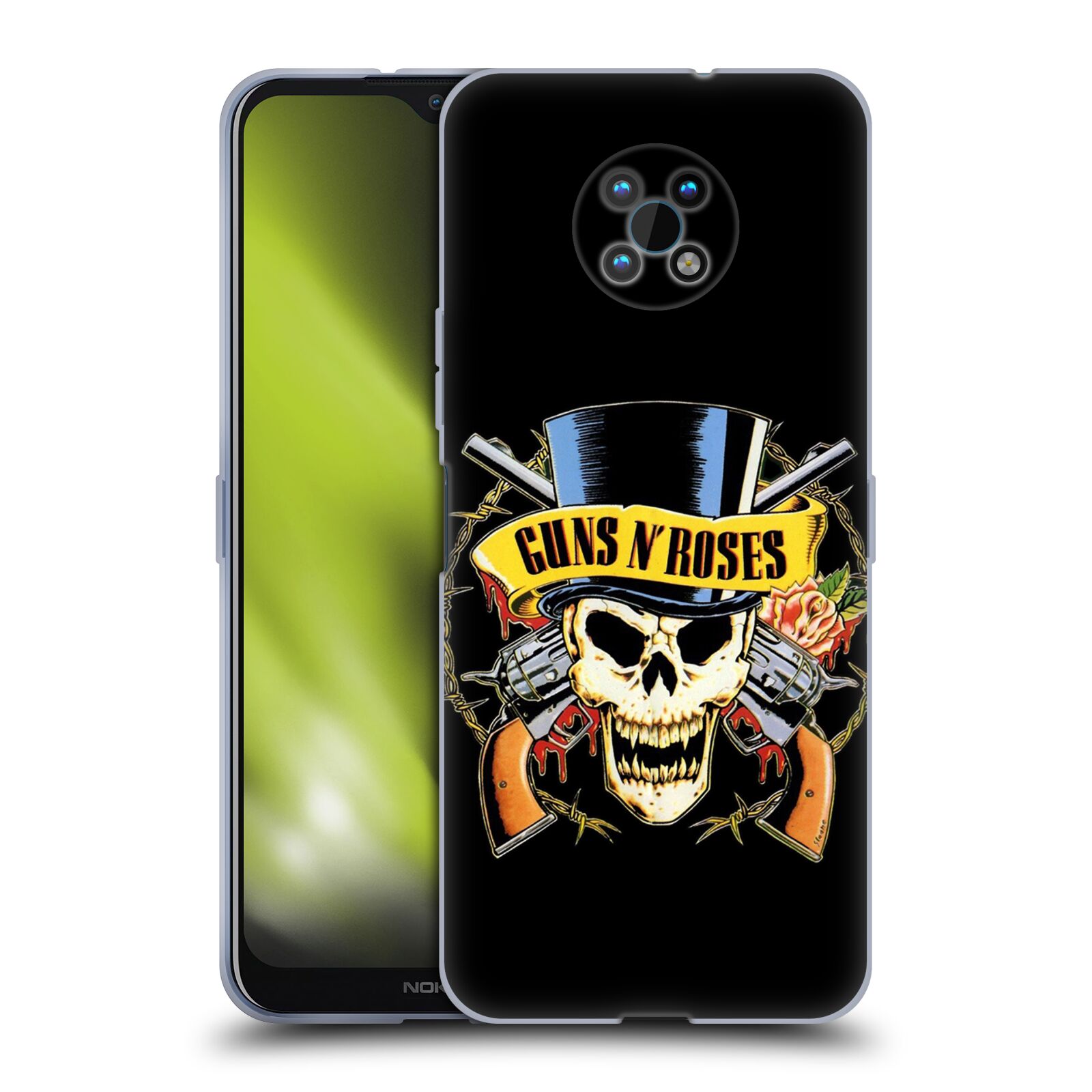Silikonové pouzdro na mobil Nokia G50 5G - Head Case - Guns N' Roses - Lebka