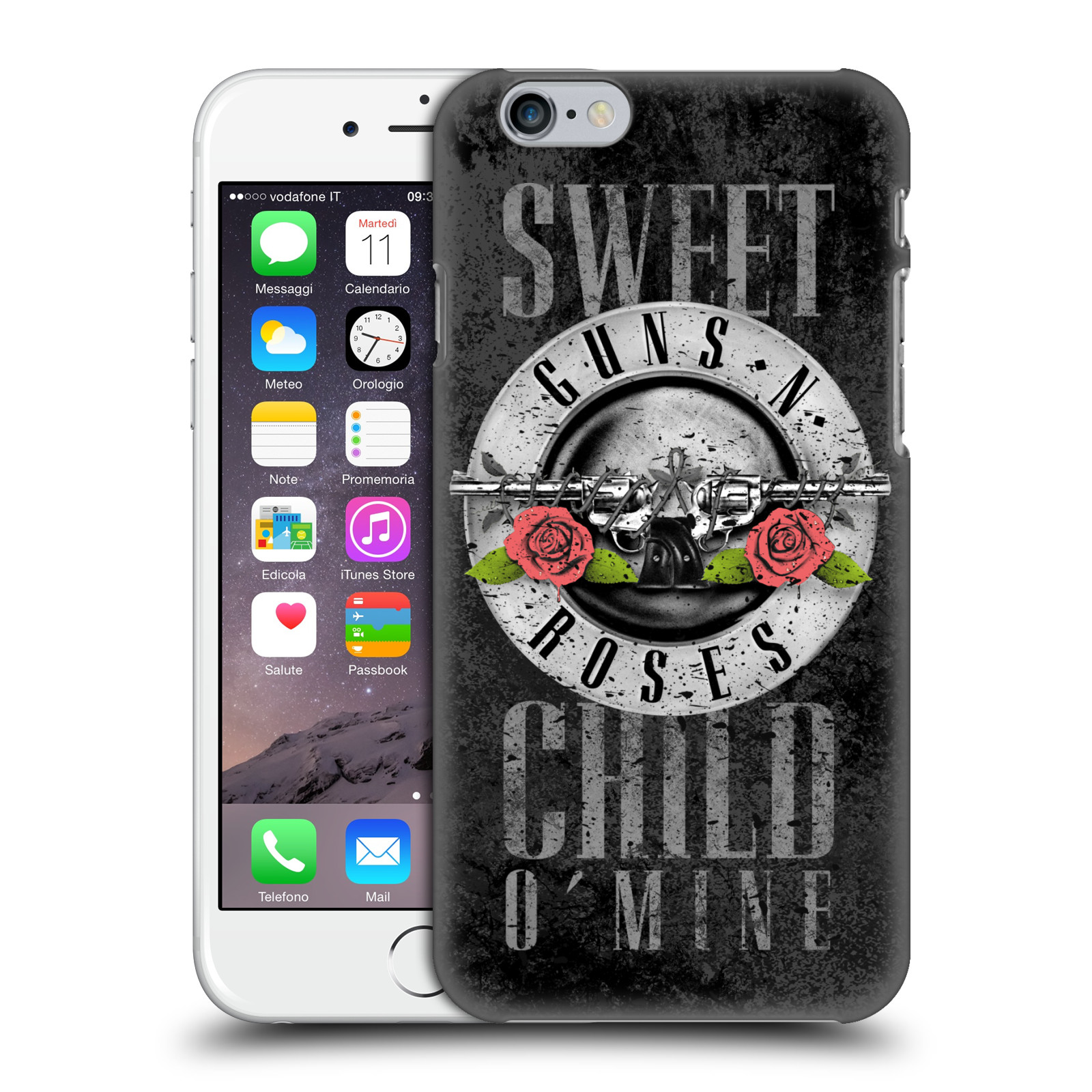 Plastové pouzdro na mobil Apple iPhone 6 HEAD CASE Guns N' Roses - Sweet Child (Plastový kryt či obal na mobilní telefon licencovaným motivem Guns N' Roses pro Apple iPhone 6)