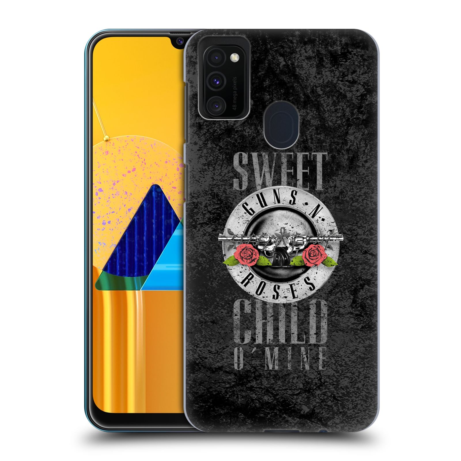 Plastové pouzdro na mobil Samsung Galaxy M21 - Head Case - Guns N' Roses - Sweet Child