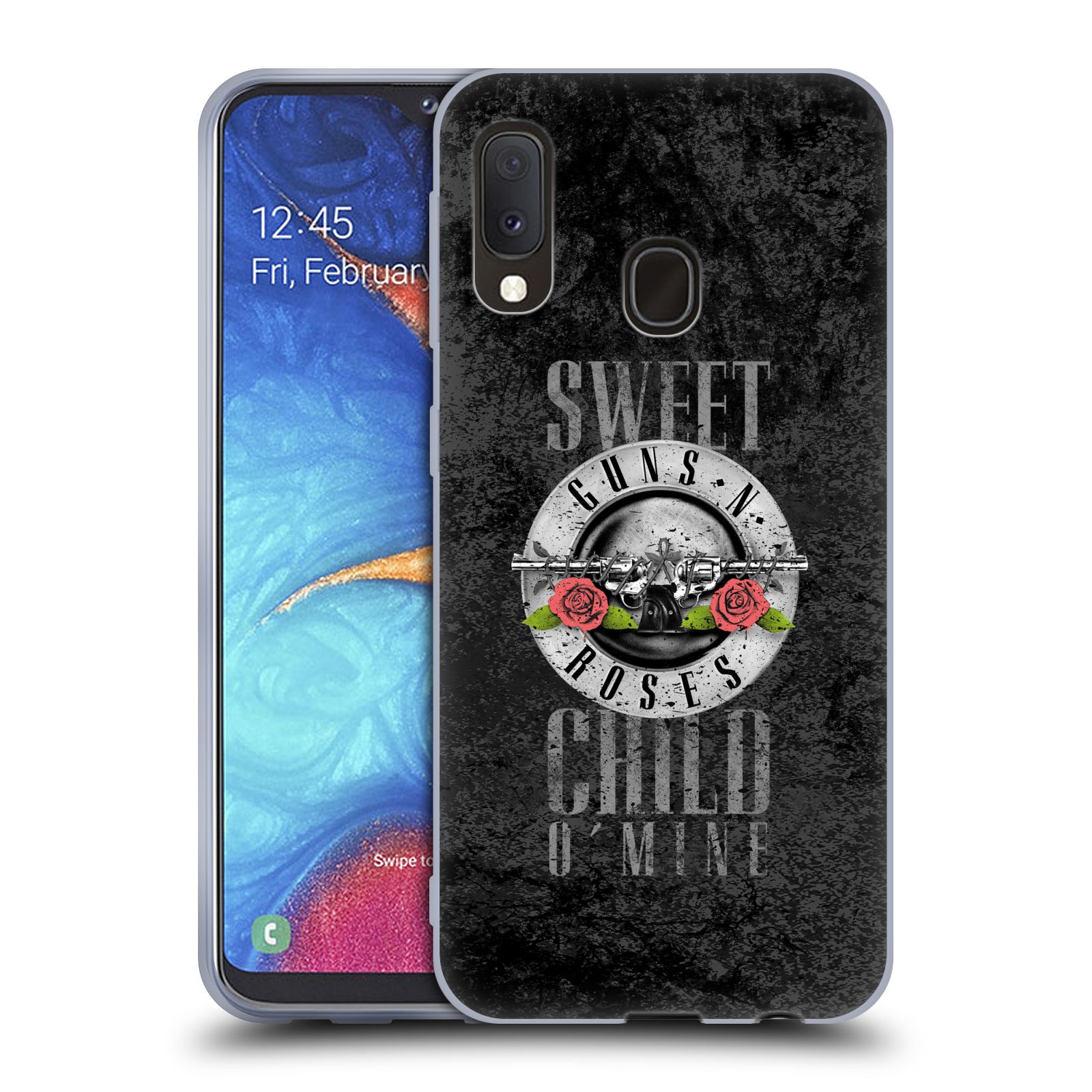 Silikonové pouzdro na mobil Samsung Galaxy A20e - Head Case - Guns N' Roses - Sweet Child